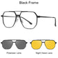 Men And Women 3 In 1 Magnetic Polarized Sunglasses