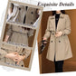 🍂End of Fall Specials🍂Comfortable Waisted Lapel Trench Coat