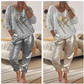 💝Devil's Eye Gold Foil Top and Sequin Pants Set