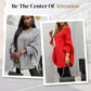 [best gift] Women’s Elegant Knitted Cape Sweater