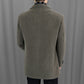 Men’s Stylish Notched Lapel Winter Tweed Jacket with White Duck Down Lining