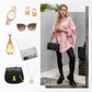 [best gift] Women’s Elegant Knitted Cape Sweater