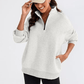 🔥Last Day Promotion 50% OFF🏆Womens Zip-Up Dropped Shoulder Sweatshirt