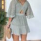 💕Open Back Lace Crochet Romper Dress-displays graceful figure!