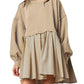 Womens Oversized Sweatshirt Dress Crewneck Mini Dress