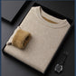 🎁High quality solid color thick cashmere men's sweater