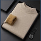 🎁High quality solid color thick cashmere men's sweater