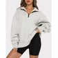 🔥🖤Black Friday Sale:50% OFF🔥Women's Half Zip Pullover Long Sleeve Sweatshirts