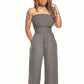 2024 fashion trends-The latest off-shoulder waist jumpsuit