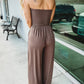 2024 fashion trends-The latest off-shoulder waist jumpsuit