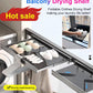 Balcony Clothes Rack Wall-Mounted Retractable Storage Shelf