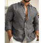 Men's Cotton Linen Solid Color Shirt（🔥Limited Time Offer）