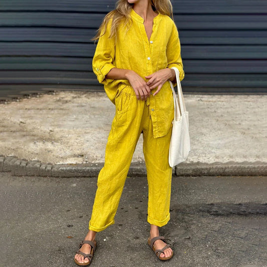 💕HOT SALE 50% OFF💕Women's 2-piece set - Oversize shirt and pants