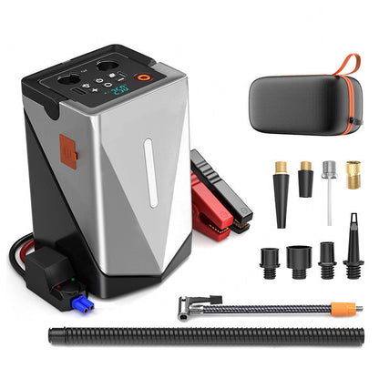 🚗free shipping💪Multifunctional Jump Starter with Air Pump & Blower