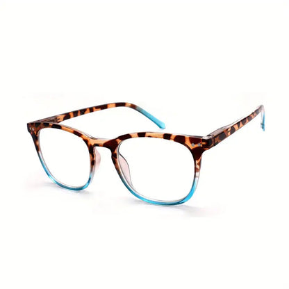 Women's Sexy Leopard Print Anti-Blue Light Gradient Reading Glasses