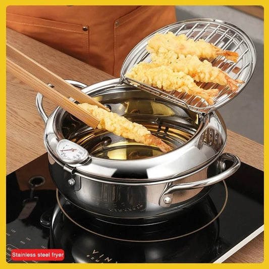 🍤Stainless Steel Deep Fryer, ✈️Free Shipping Worldwide