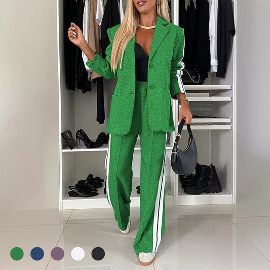 ✨New Arrival 50% OFF✨Women's 2-piece casual blazer and sweatpants set