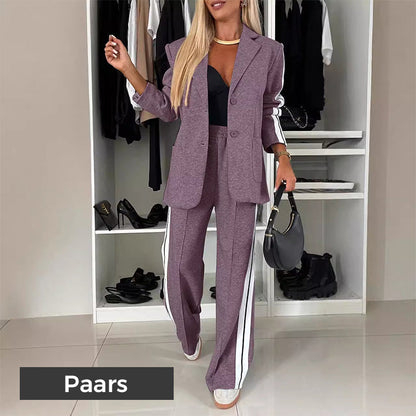 ✨New Arrival 50% OFF✨Women's 2-piece casual blazer and sweatpants set