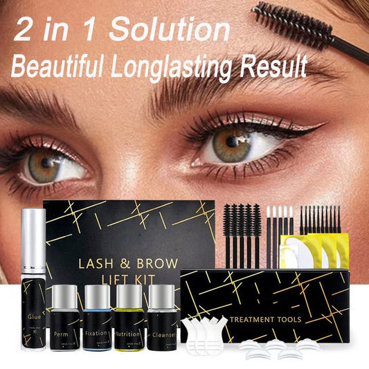 Lash Lift Kit And Brow Lamination Kit - Instant Lift and Curl