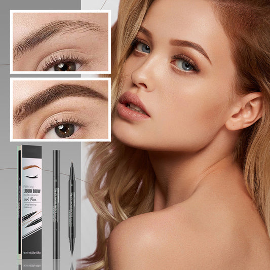 2 in 1 Liquid Eyebrow Pen -- Waterproof & Sweatproof