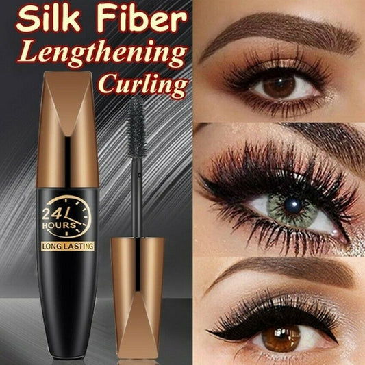 🔥Hot Promotion 49% Off💗4D Waterproof Silk Fiber Thick Lengthening Mascara