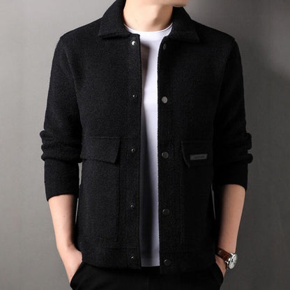 ❄️Winter New Fall/Winter Men's Double-Sided Wool Coat: Trendy Korean Style Utility Jacket! 🍂🧥