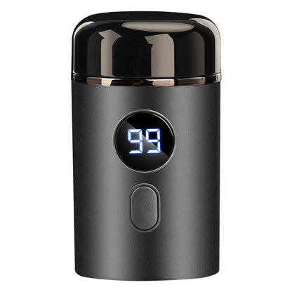 Men’s Powerful Mini Electric Shaver with Digital Display