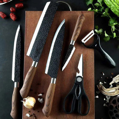 🔥🖤Black Friday Sale:50% OFF🔥German Professional Chef's Knife Set - 6 Pcs Set