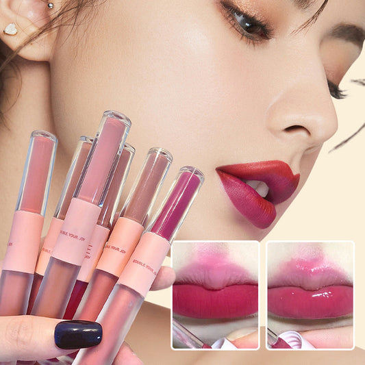 🔥Hot Sale 50% Off🔥2-in-1 Dual-Ended Lip Gloss