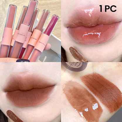 🔥Hot Sale 50% Off🔥2-in-1 Dual-Ended Lip Gloss